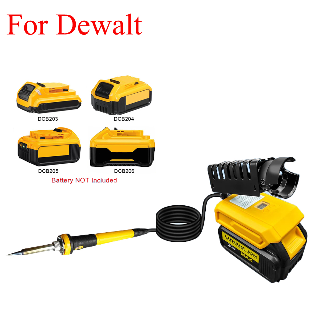Power Tools Universal Battery - Kit saldatore portatile compatibile con batteria