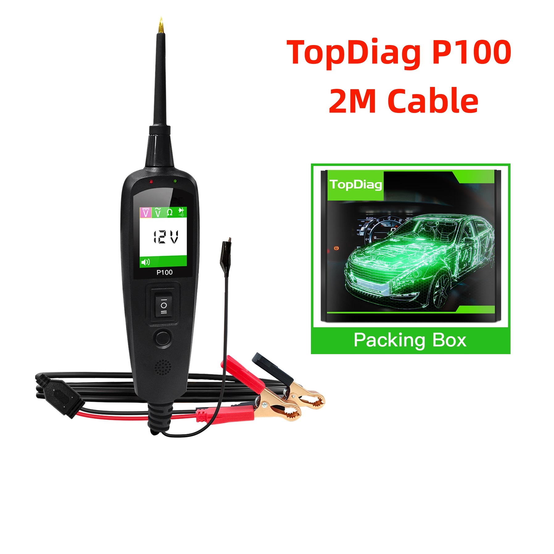 Kit Power Tools - TopDiag P100 2M Tester per Circuiti