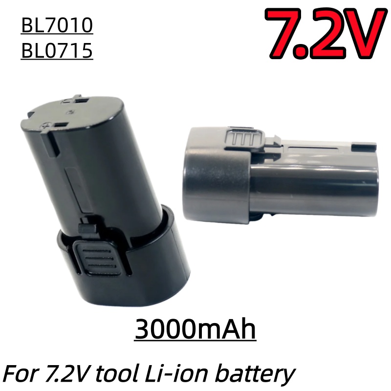 Power Tools Universal Battery - Batteria al litio 7.2V 3000mAh per