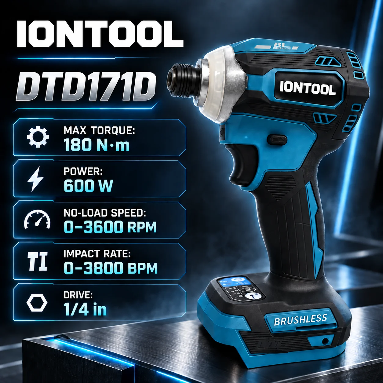 Power Tools For Construction Work - IONTOOL, avvitatore a impulsi senza fili,