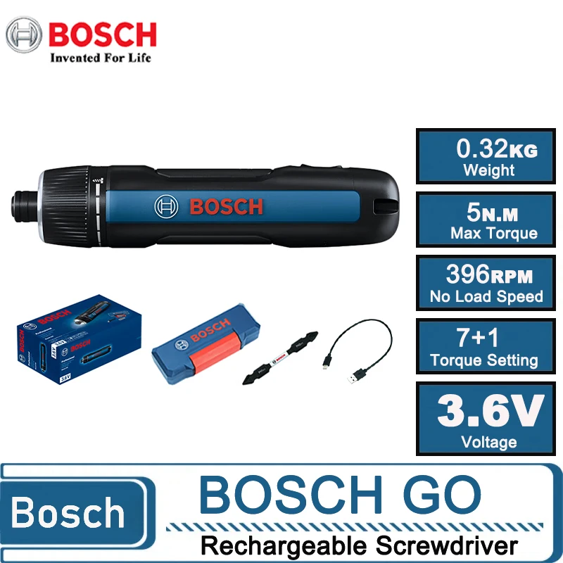 Power Tools Bosch - Cacciavite Elettrico Senza Fili Bosch GO