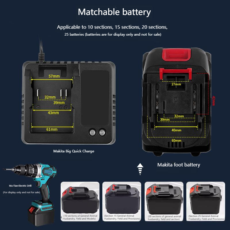 Caricabatterie EU US 18V 21V p - Power Tools Safety recensione e prezzo