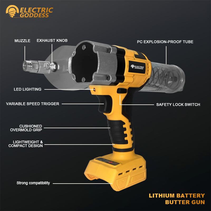 Dea elettrica Pistola per gras - Power Tools Universal Battery recensione e prezzo