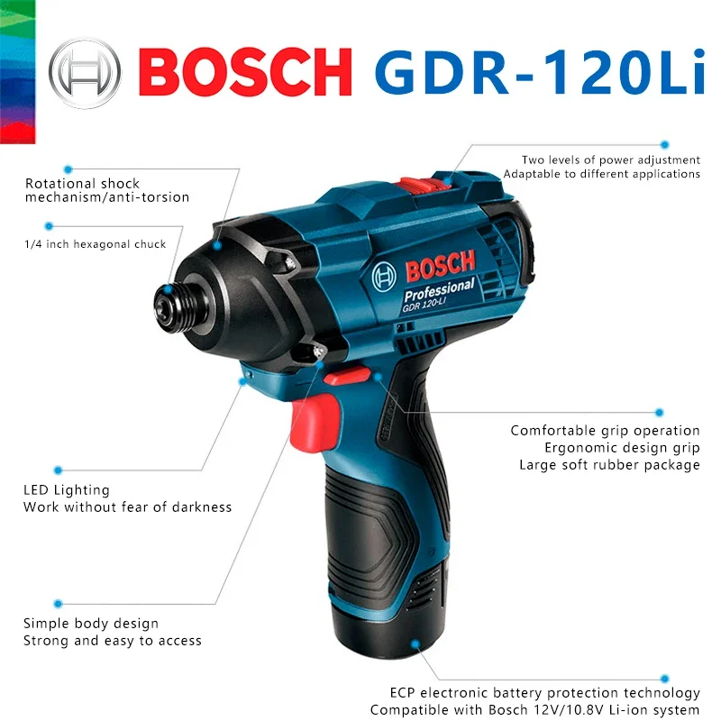 Bosch Originale GDR 120-LI Avv - Power Tools Impact recensione e prezzo