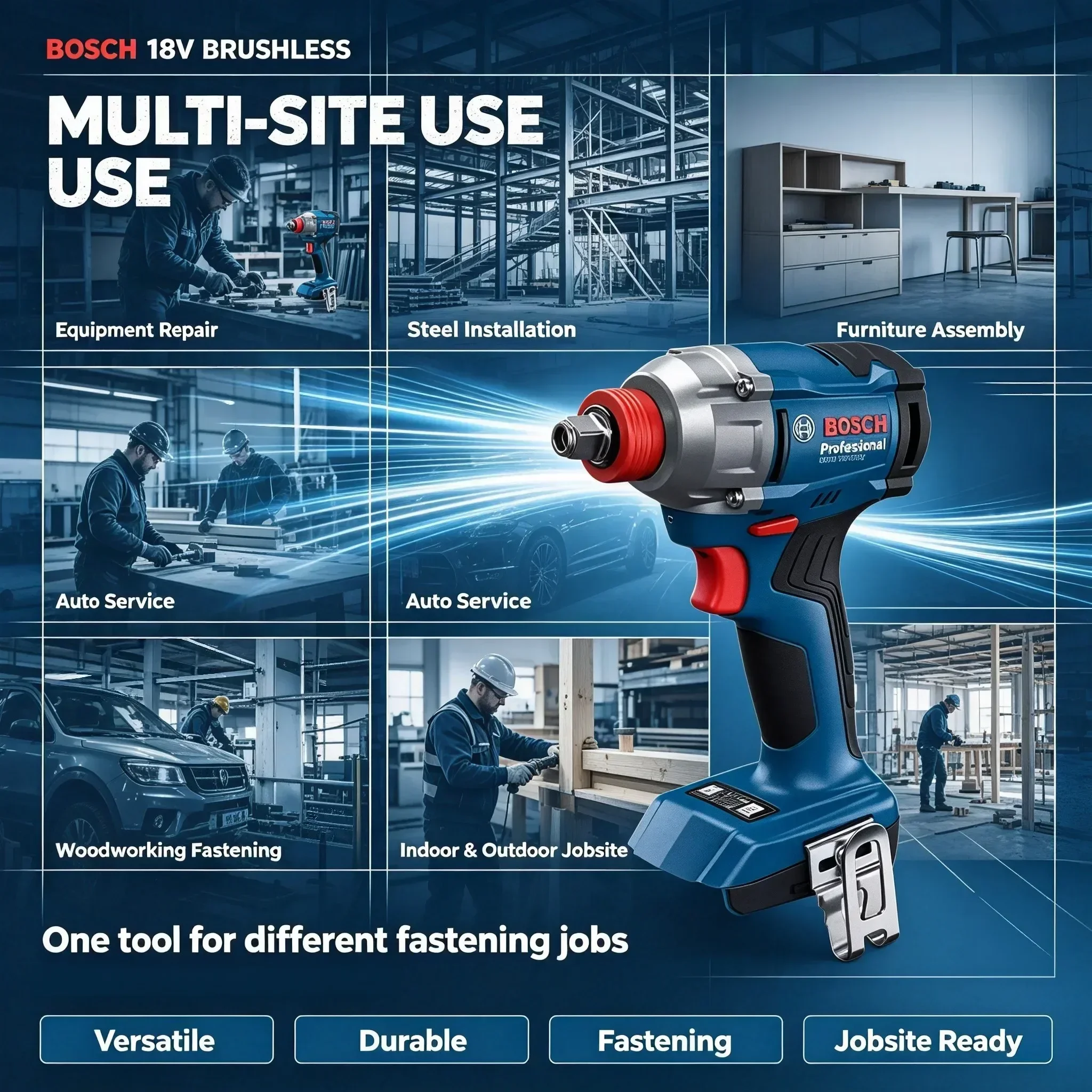 Avvitatore a Impulsi Senza Fil - Power Tools Impact Wrench recensione e prezzo