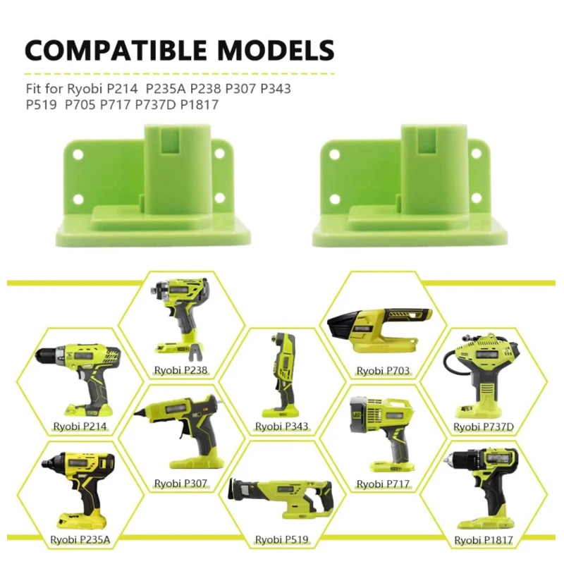 Supporto a Muro per Batterie R - Power Tools Book recensione e prezzo