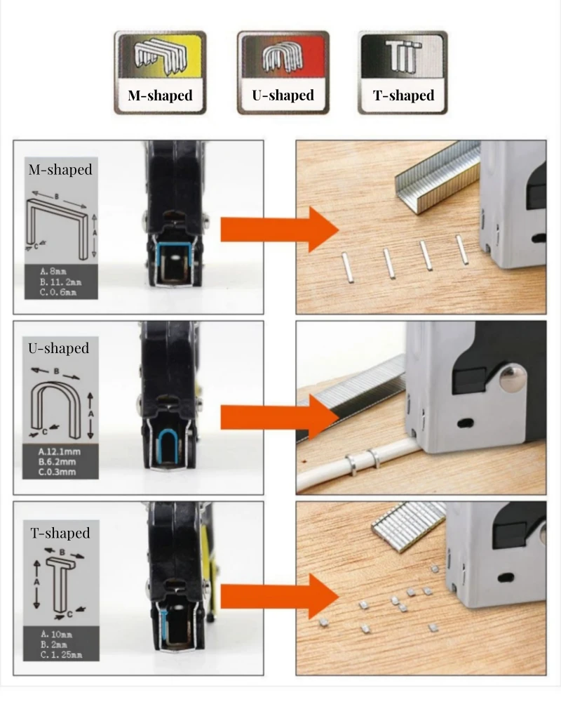 Graffette da 8mm 10mm 12mm per - Staple Gun Electric recensione e prezzo