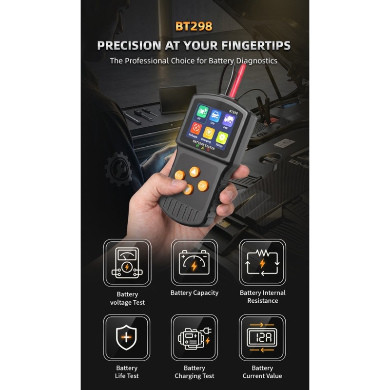 BT298 Rilevatore di Batterie A - Power Tools Voltage recensione e prezzo